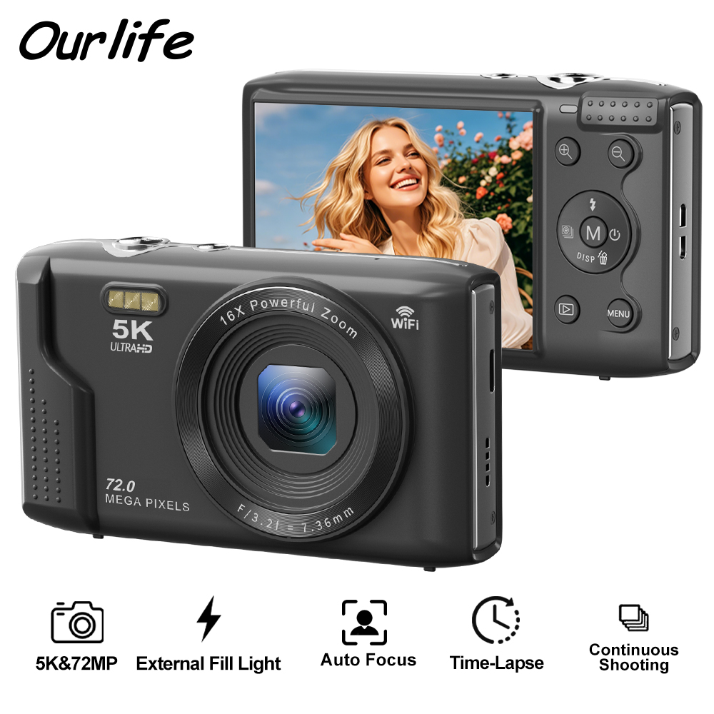 Ourlife Compact Digital Camera - Canon Camera Eos R50 recension och pris