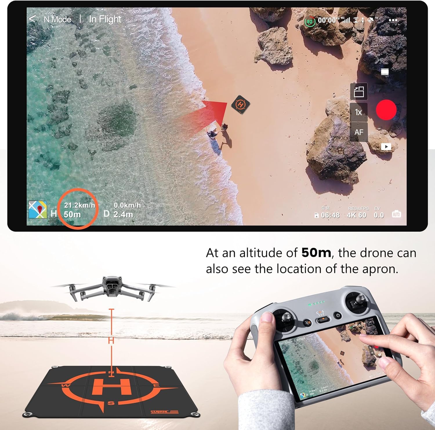 STARTRC Drone Landing Pad, Uni - Dji Drone Mini 3 recension och pris