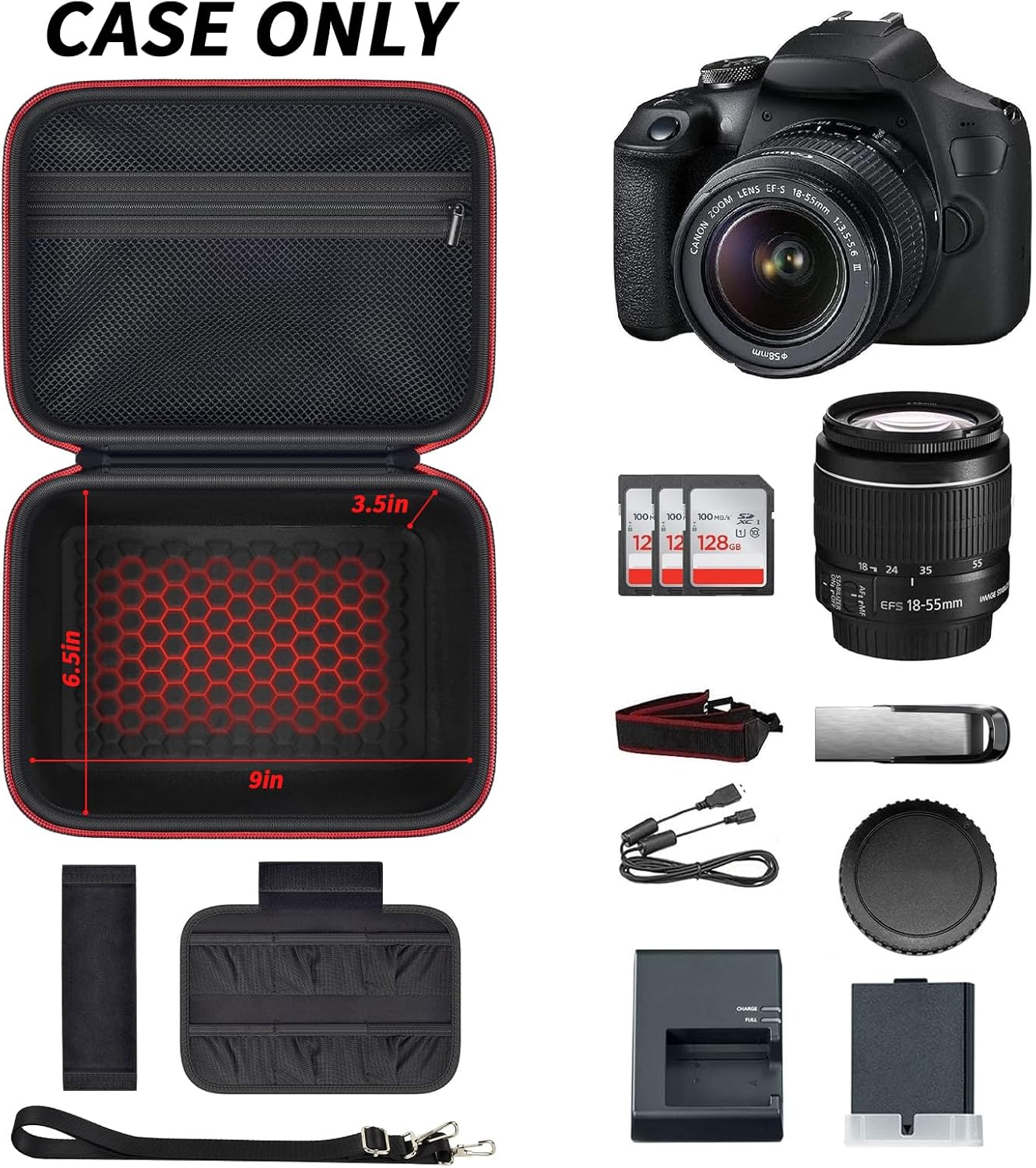 Camera Storage Bag for Canon E - Canon Camera Eos R50 recension och pris